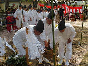 東長岡神明宮のお田植祭